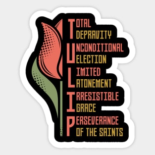 TULIP - The doctrines of grace Sticker